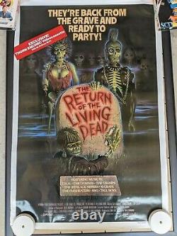 Return of the Living Dead Video Store promotional poster Cult Horror ORIGINAL