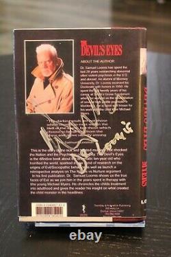 Rob Zombie's Halloween Dr Loomis Book The Devils Eyes Micheal Myers JSA