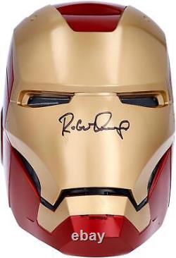Robert Downey Jr Autographed Marvel Legends Replica Iron Man Helmet