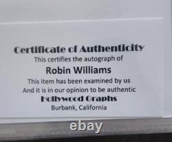 Robin Williams 8x10 Original Autograph Photo COA Authentic Movie Memorabilia