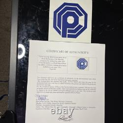 Robocop Movie Prop Robocorp Security Decal PRODUCTION MADE ORIGINAL Prop