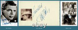 Romy Schneider, Magda Schneider, and K. H. Boehm, 3 Authentic Autographs CoA