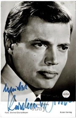 Romy Schneider, Magda Schneider, and K. H. Boehm, 3 Authentic Autographs CoA