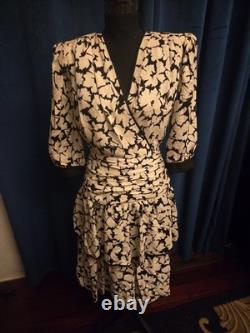 RueMcclanahan Owned & Worn 80's silk dress from Golden Girls Costumer