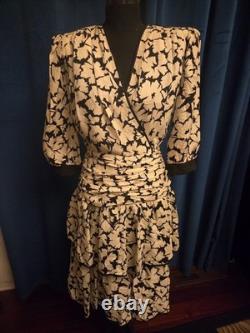 RueMcclanahan Owned & Worn 80's silk dress from Golden Girls Costumer