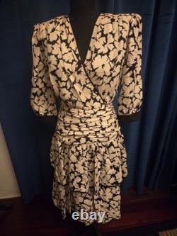 RueMcclanahan Owned & Worn 80's silk dress from Golden Girls Costumer