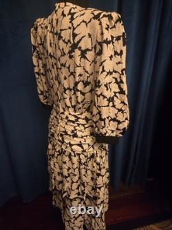 RueMcclanahan Owned & Worn 80's silk dress from Golden Girls Costumer