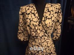 RueMcclanahan Owned & Worn 80's silk dress from Golden Girls Costumer