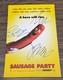 SAUSAGE PARTY Signed Movie Poster 11x17 with COA Authentic Memorabilia