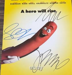 SAUSAGE PARTY Signed Movie Poster 11x17 with COA Authentic Memorabilia