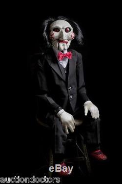 Saw 3d Puppet Animatronic Prop Doll Signed By Tobin Bell Shawnee Smith Halloween