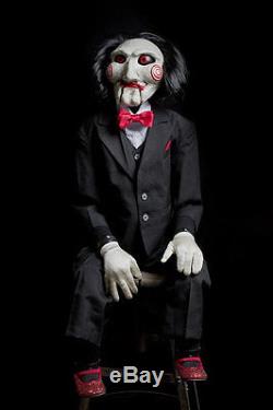 SAW Jigsaw ANIMATRONIC PUPPET SIGNED Prop DUMMY DOLL VENTRILOQUIST HALLOWEEN