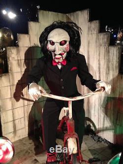 SAW Jigsaw ANIMATRONIC PUPPET SIGNED Prop DUMMY DOLL VENTRILOQUIST HALLOWEEN