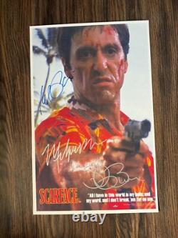 SCARFACE Signed Movie Poster 11x17 with COA Authentic Memorabilia