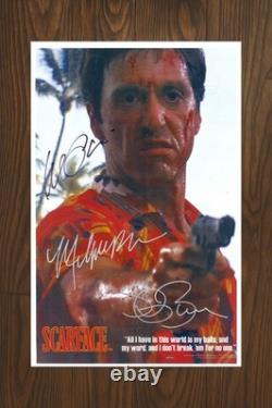 SCARFACE Signed Movie Poster 11x17 with COA Authentic Memorabilia