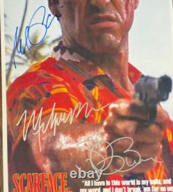 SCARFACE Signed Movie Poster 11x17 with COA Authentic Memorabilia
