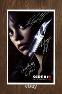 SCREAM VI Signed Movie Poster 11x17 with COA Authentic Memorabilia