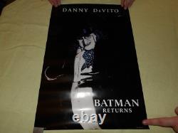 SET OF 4 BATMAN RETURNS ORIGINAL 1992 Keaton Pfeiffer DeVito 13.25x19.75 great
