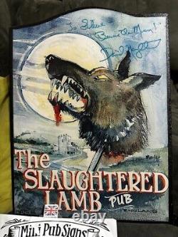 SIGN THE SLAUGHTERED LAMB An American werewolf in London Signed David Naughton