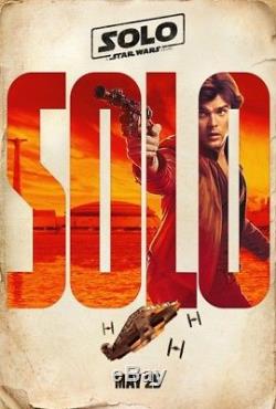 SOLO A STAR WARS STORY Original DS 27x40 Movie Poster CHARACTER SET + Teaser
