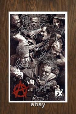 SONS OF ANARCHY Signed Movie Poster 11x17 with COA Authentic Memorabilia