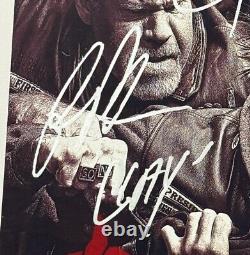 SONS OF ANARCHY Signed Movie Poster 11x17 with COA Authentic Memorabilia