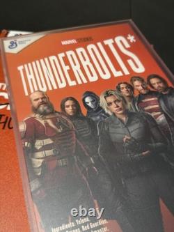 SPECIAL PR BOX Wheaties Marvel Studios Thunderbolts Cereal Box with ACRYLIC CASE