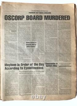 SPIDERMAN DAILY BUGLE Newspaper (RARE Ver.) Authentic movie prop with LOA