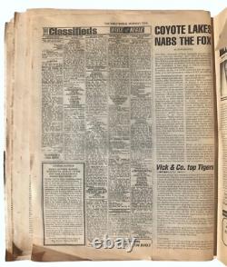 SPIDERMAN DAILY BUGLE Newspaper (RARE Ver.) Authentic movie prop with LOA