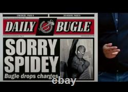 SPIDERMAN DAILY BUGLE Newspaper (RARE Ver.) Authentic movie prop with LOA