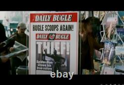 SPIDERMAN DAILY BUGLE Newspaper (RARE Ver.) Authentic movie prop with LOA