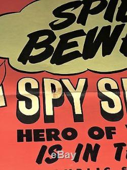 Spy Smasher Serial Whiz Comic Books Original Ultra Rare Special Poster 1942