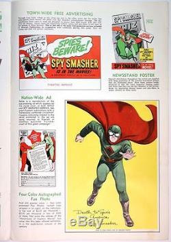 Spy Smasher Serial Whiz Comic Books Original Ultra Rare Special Poster 1942