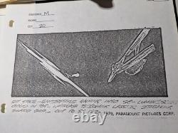 STAR TREK movie props 1979 Motion Picture STORYBOARDS production art! X1