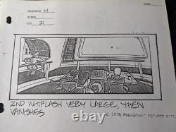 STAR TREK movie props 1979 Motion Picture STORYBOARDS production art! X1