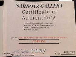 STAR TREK movie props 1979 Motion Picture STORYBOARDS production art! X1