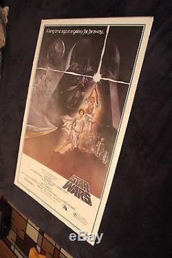 Star Wars 1977 Original Movie Poster 1sh Style A 77/21-0 First Run