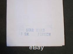 STAR WARS 1977 Original 3 Sheet Poster Lucas Ford