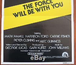 STAR WARS (1977) Original Australian Daybill Movie Poster R81 George Lucas