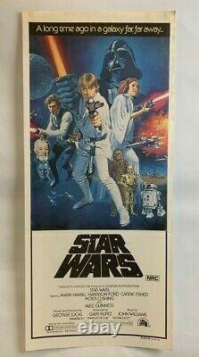 STAR WARS Australian Daybill Movie Poster cult sci-fi classic high grade origina