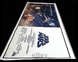 STAR WARS CineMasterpieces 24SH BILLBOARD HUGE MOVIE POSTER LINEN BACKED 1977