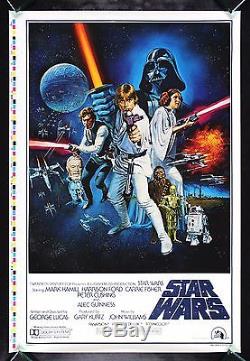 STAR WARS CineMasterpieces STYLE C ORIGINAL MOVIE POSTER PRINTER'S PROOF 1977