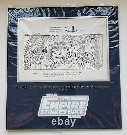 STAR WARS ESB Storyboard copy Production Used SIGNED Prop Store COA