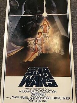 STAR WARS Original Video Store Style Release insert 1977 Poster
