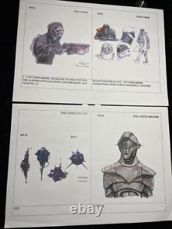STAR WARS PROPS Concept Art THE FORCE AWAKENS Production Art USED prints Gun R1