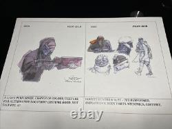 STAR WARS PROPS Concept Art THE FORCE AWAKENS Production Art USED prints Gun R1