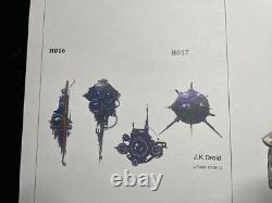 STAR WARS PROPS Concept Art THE FORCE AWAKENS Production Art USED prints Gun R1