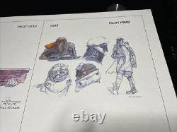 STAR WARS PROPS Concept Art THE FORCE AWAKENS Production Art USED prints Gun R1