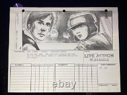STAR WARS RETURN OF THE JEDI storyboards movie prop George Lucas ewok HAN LEIA