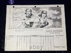 STAR WARS RETURN OF THE JEDI storyboards movie prop George Lucas ewok HAN LEIA